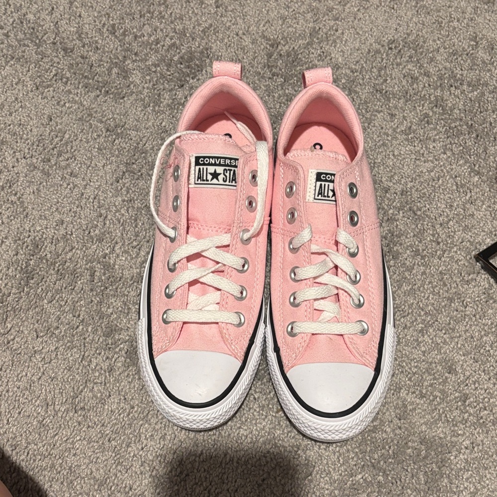 Converse Pink Low-Top Canvas Sneakers